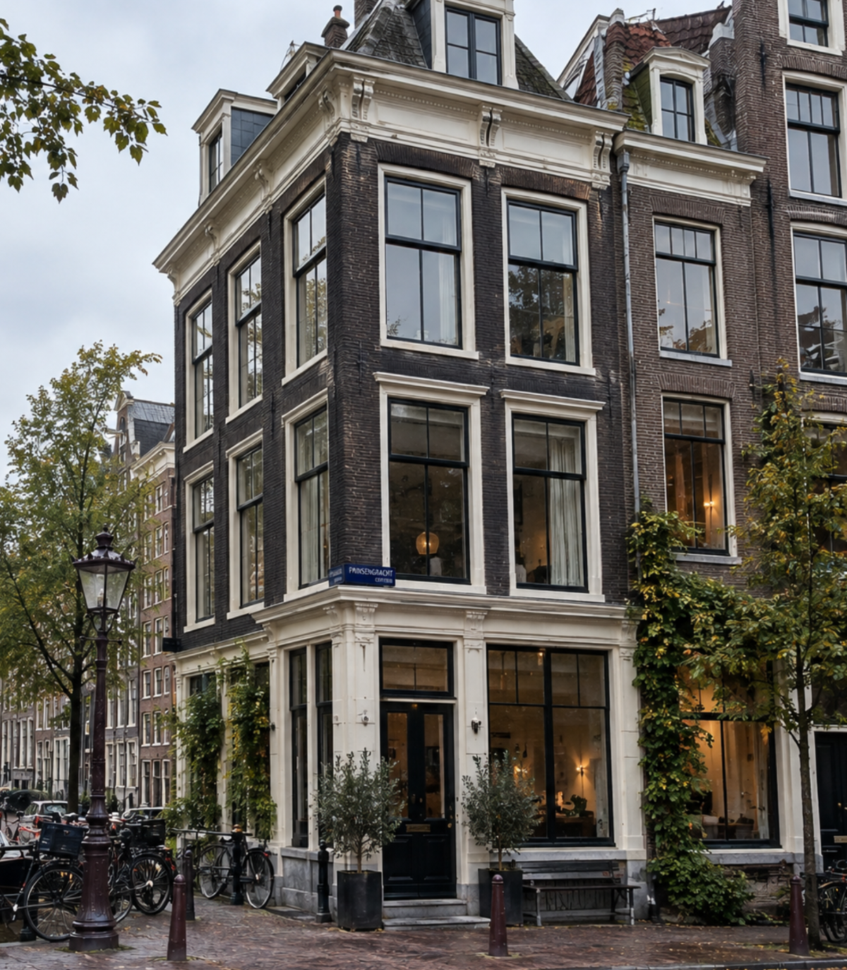 De buitenkant van het pand van Tellie aan de Sophialaan in Amsterdam